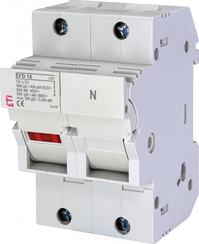 siguranta efd 14 1p+n led 002560012